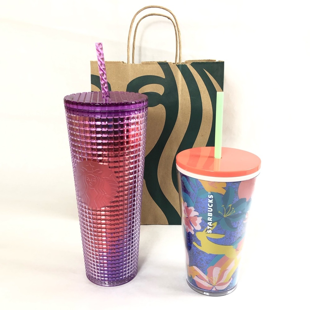 New Starbucks Summer Grid Ombré | Spring Tumblers